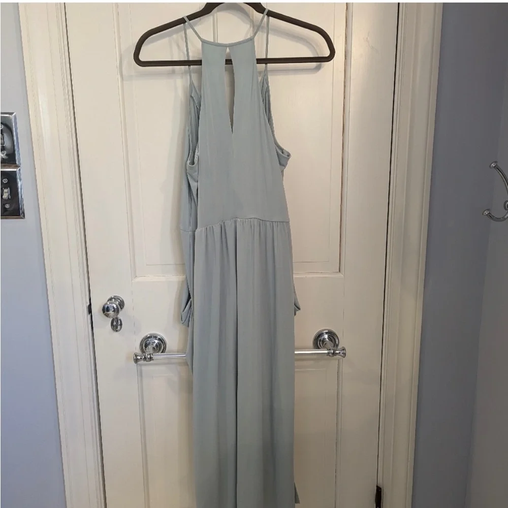 BCBgG silver/gray faux wrap dress sz s - Picture 2 of 4